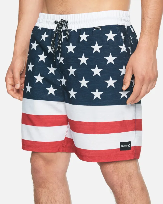 Patriot Volley Boardshorts 18" sold by Hurley
