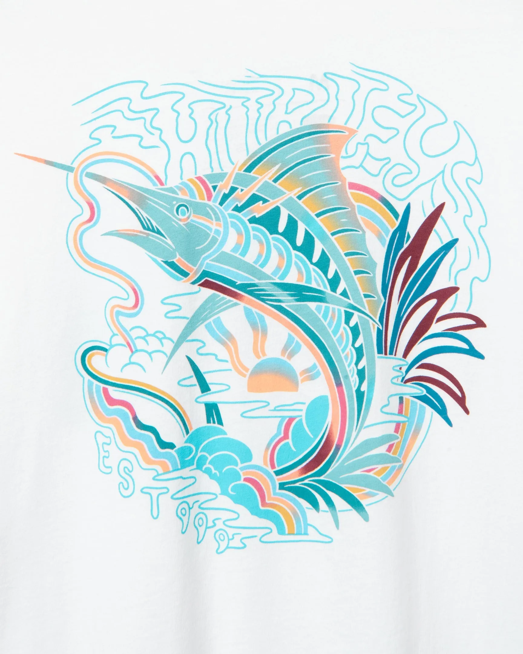 Everday Washed Trippy Fish Short Sleeve T-Shirt sold by Hurley product image thumbnail 3