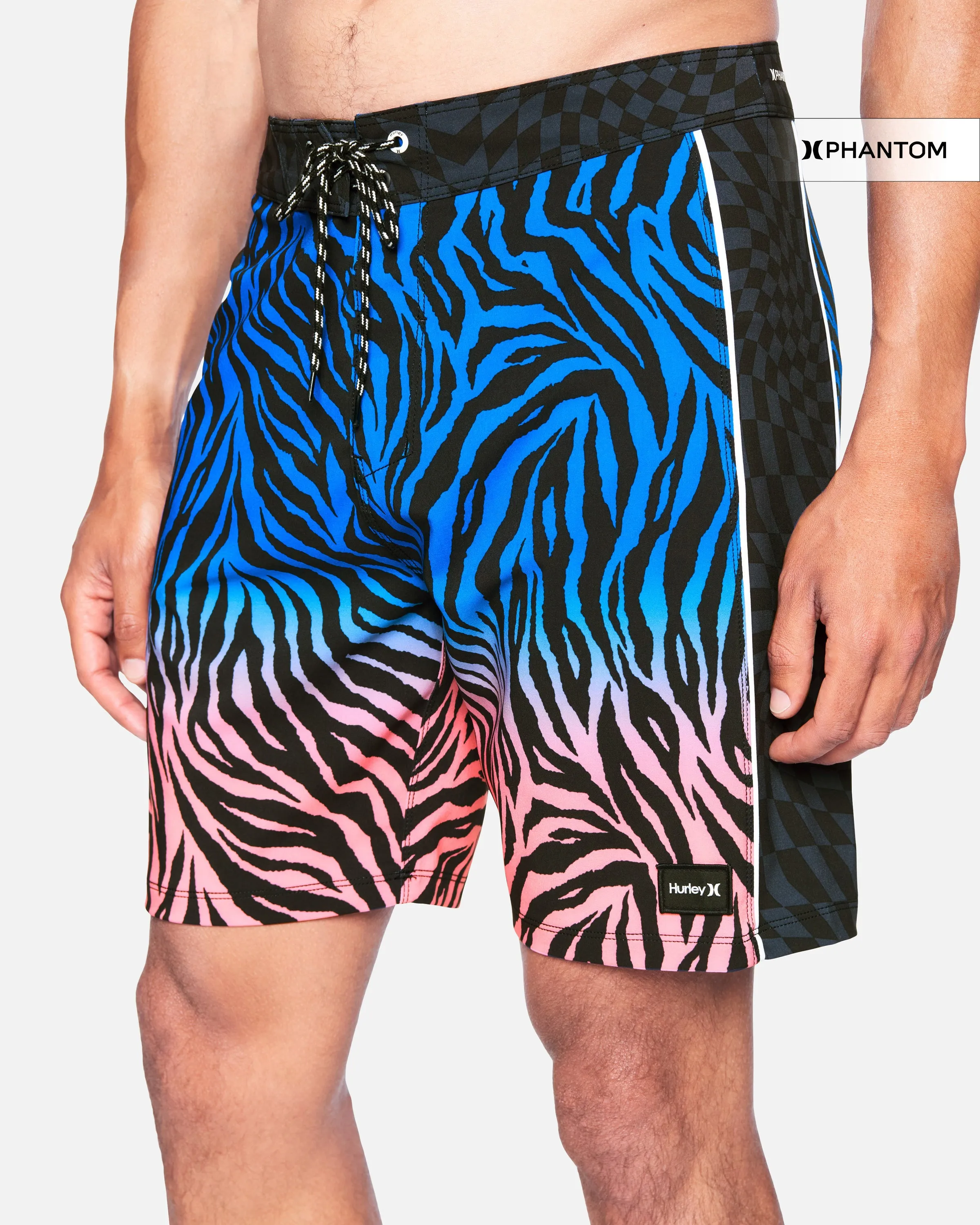 Phantom Fastlane AC Zebra Boardshorts 18" sold by Hurley