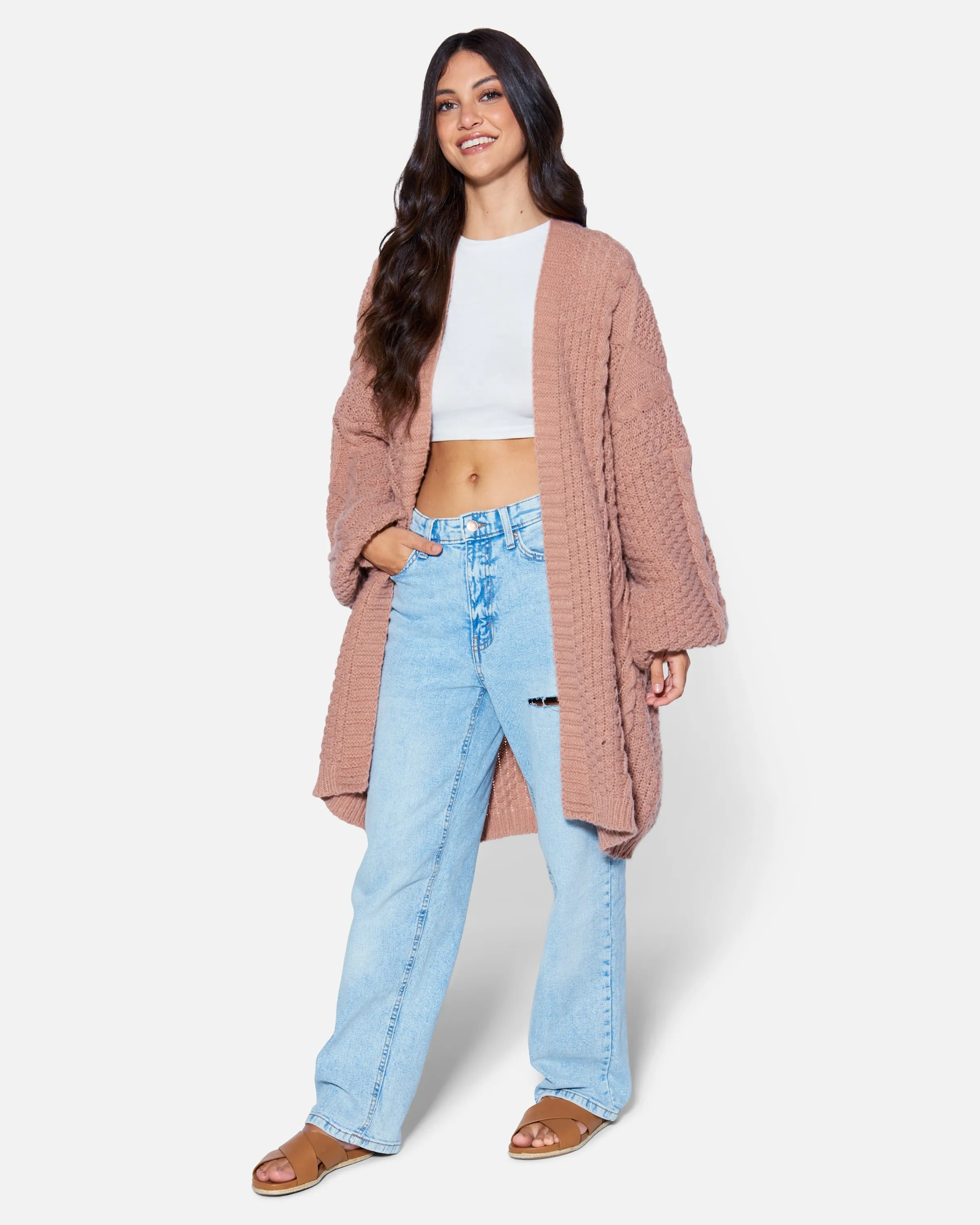 ESSENTIAL OLIVIA OVERSIZED CARDIGAN sold by Hurley product image thumbnail 3