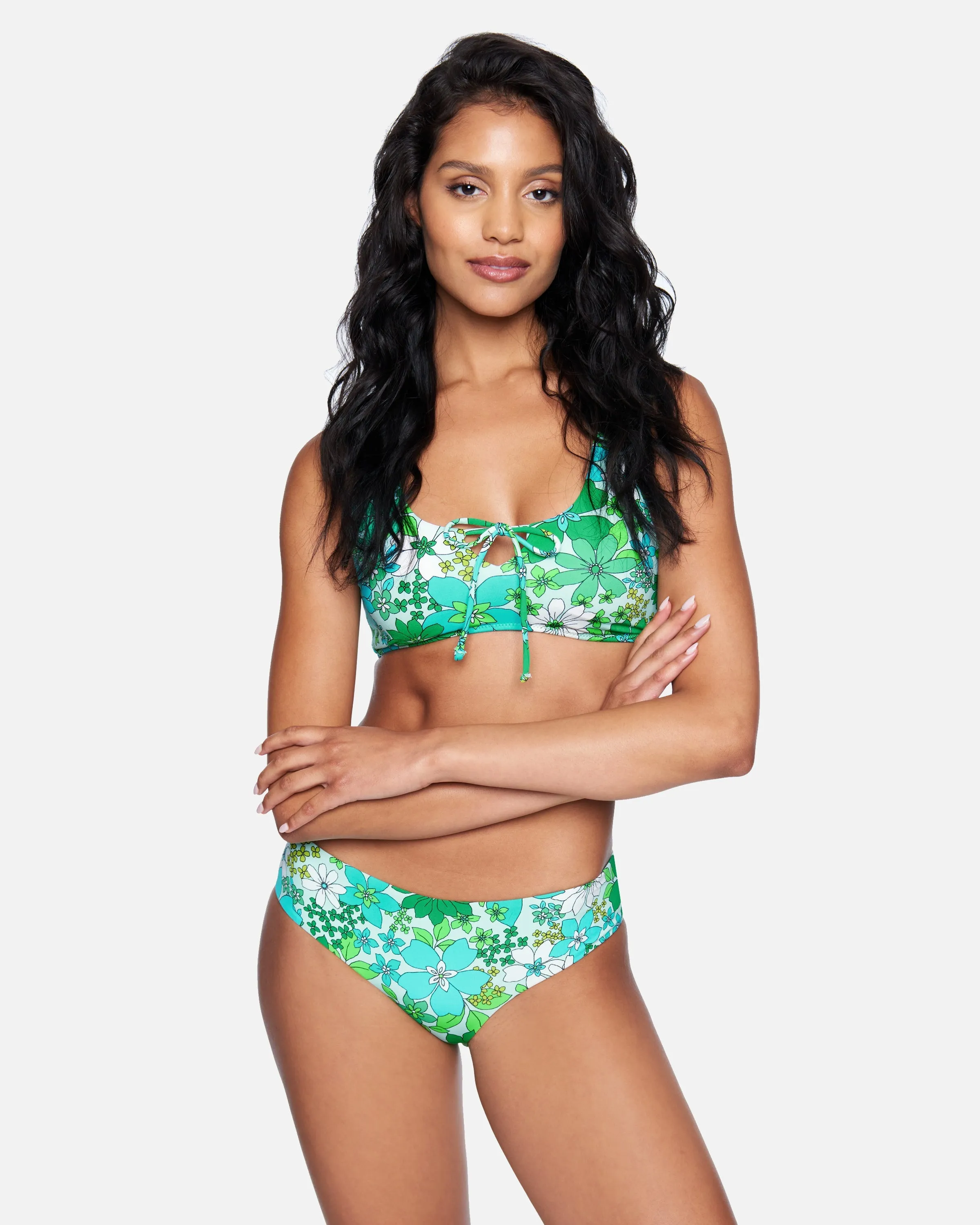 Wild Bloom Reversible Cheeky Hipster Bikini Bottom sold by Hurley product image thumbnail 2