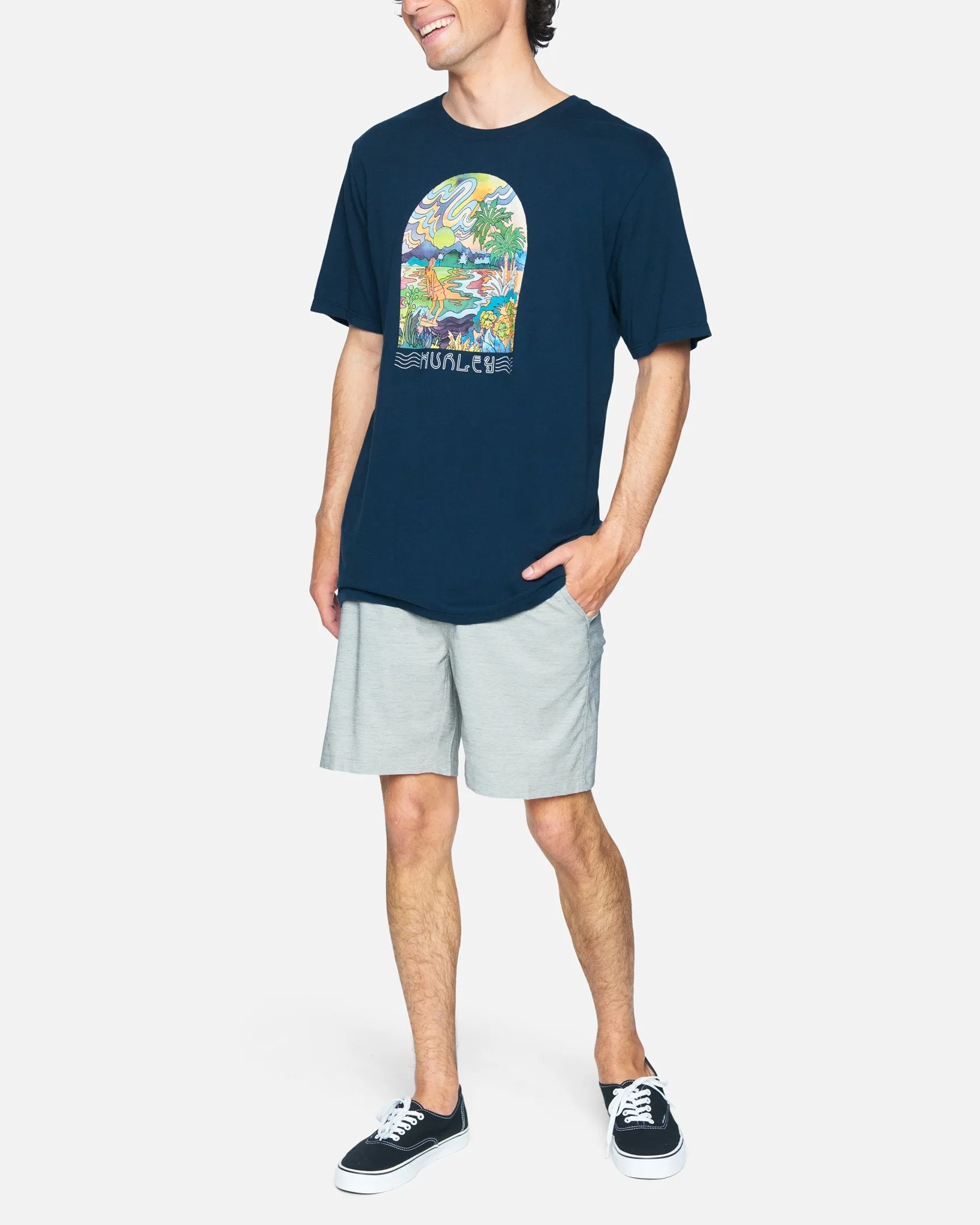 Everyday Washed Psyche Send Short Sleeve T-Shirt sold by Hurley product image thumbnail 4