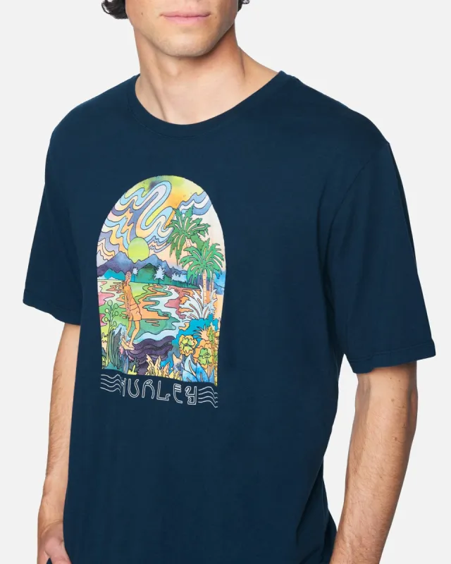 Everyday Washed Psyche Send Short Sleeve T-Shirt made by Hurley