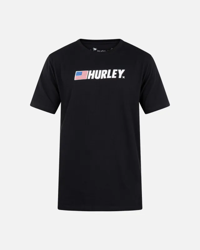 Everyday Fastlane Usa Short Sleeve Shirt sold by Hurley