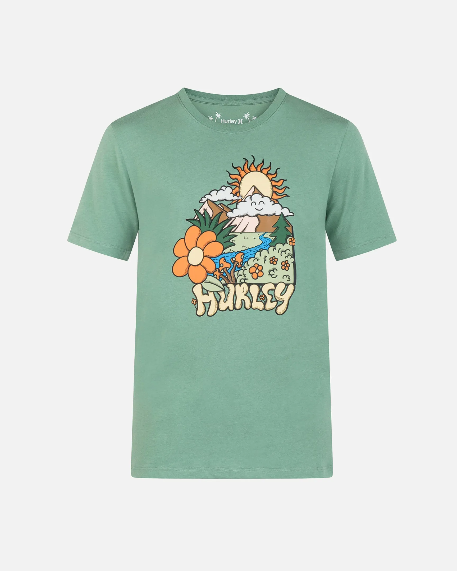 EVERYDAY EXPLORE SUN IS SHINNING SHORT SLEEVE TEE sold by Hurley