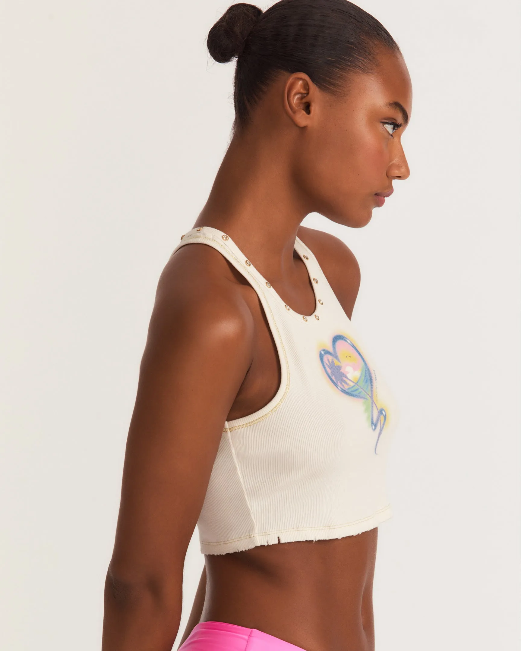 LoveShackFancy x Hurley - Whitewater Rib Tank sold by Hurley product image thumbnail 5