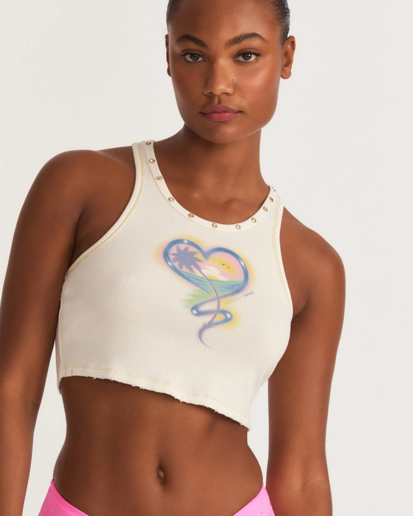 LoveShackFancy x Hurley - Whitewater Rib Tank sold by Hurley product image thumbnail 3