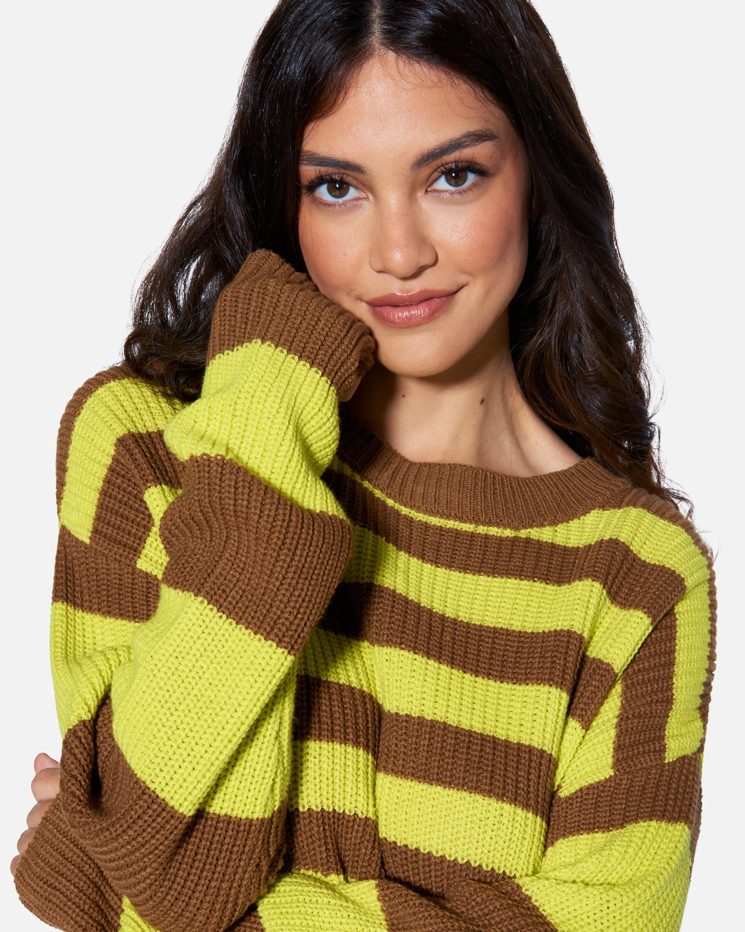 ESSENTIAL SERENA STRIPE SWEATER sold by Hurley product image thumbnail 4