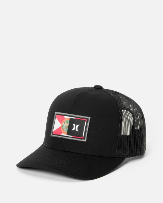 Destination Curved Trucker sold by Hurley