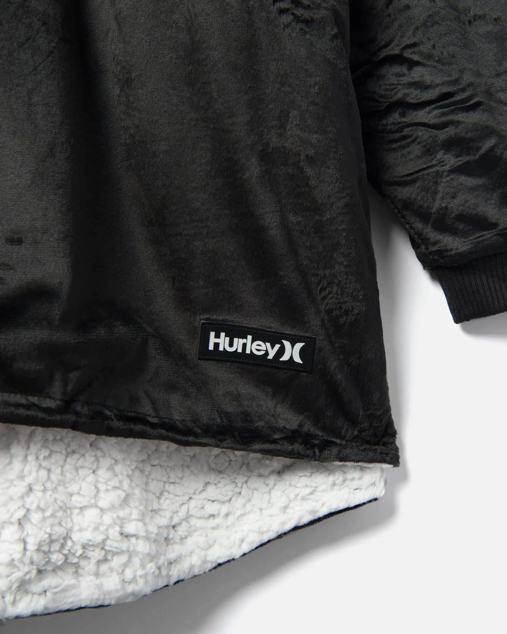 Solid Oversized Hooded Blanket Poncho sold by Hurley product image thumbnail 3