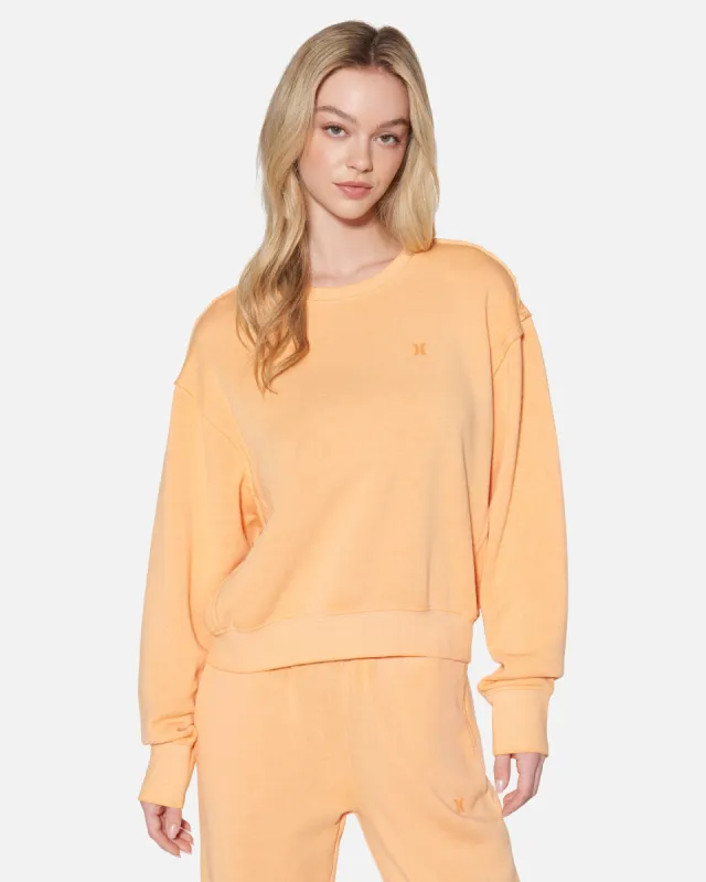 Essential Burnout Fleece Crewneck sold by Hurley