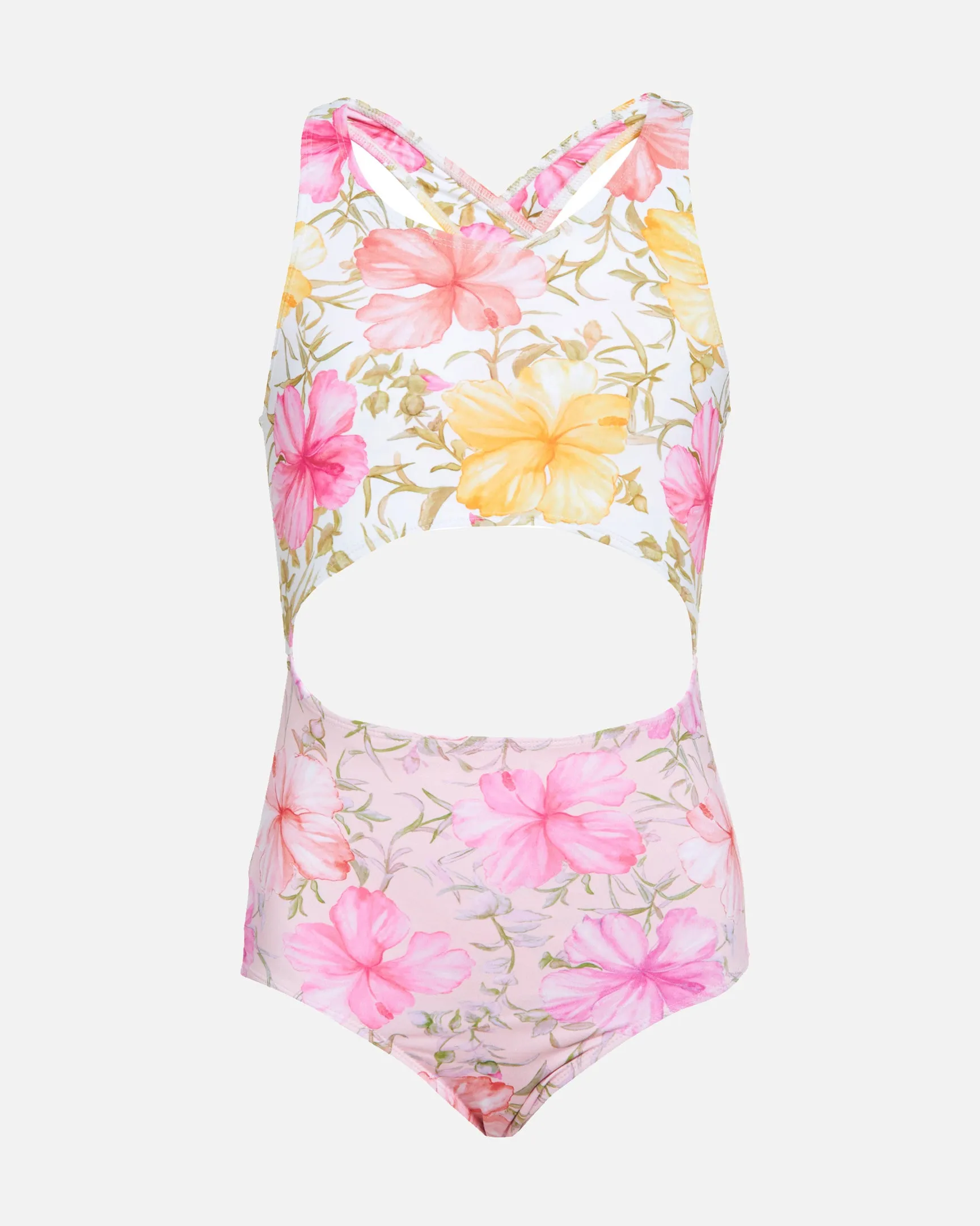 LoveShackFancy x Hurley - Girls' Hibiscus One Piece Swimsuit sold by Hurley product image thumbnail 5