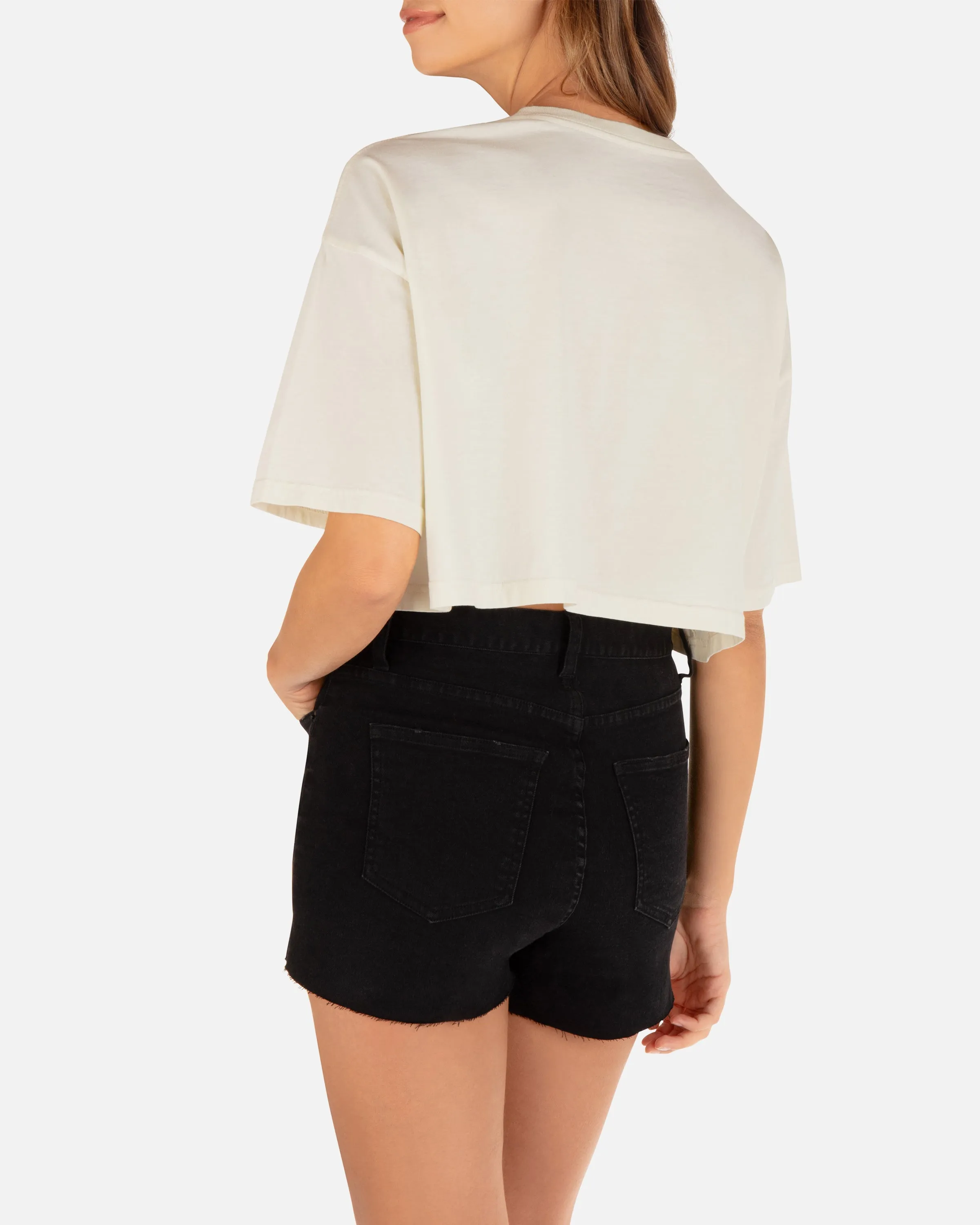 Psychedelic Surf Boyfriend Cropped Tee sold by Hurley product image thumbnail 2