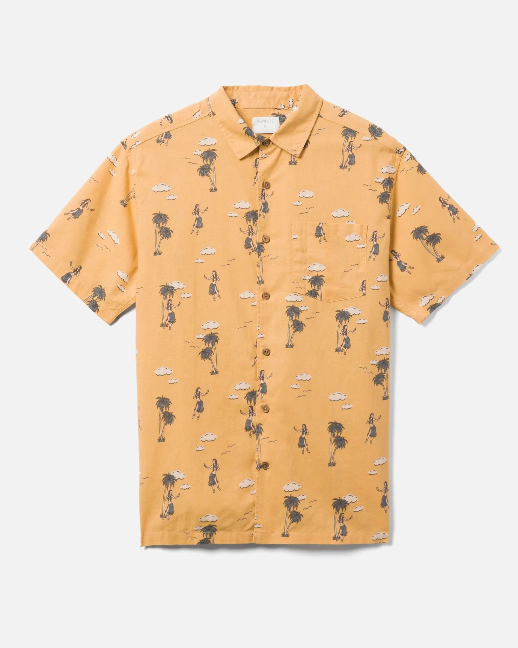 Rincon Linen Short Sleeve Shirt sold by Hurley