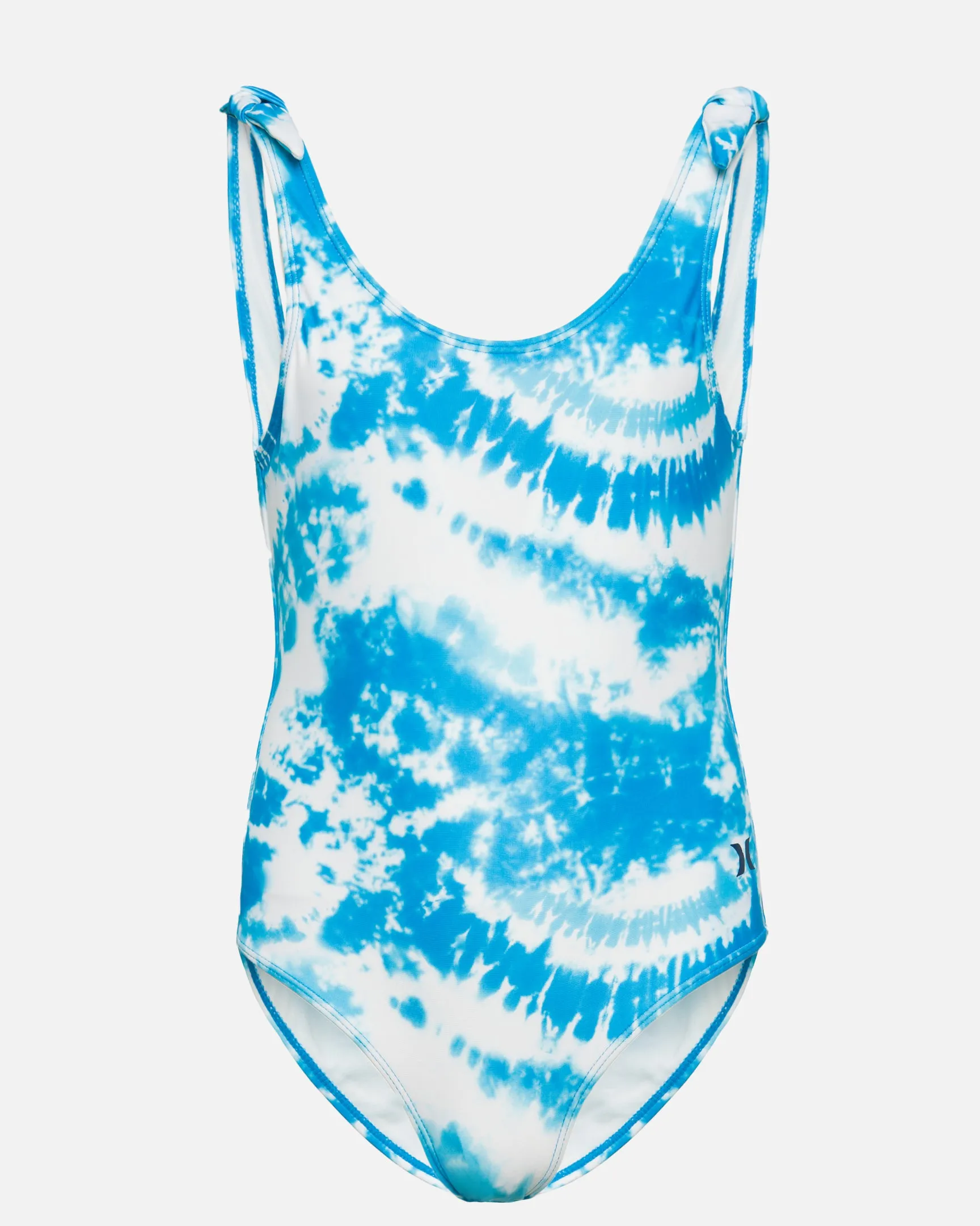 Girls' Shoulder Tie One Piece Swimsuit sold by Hurley
