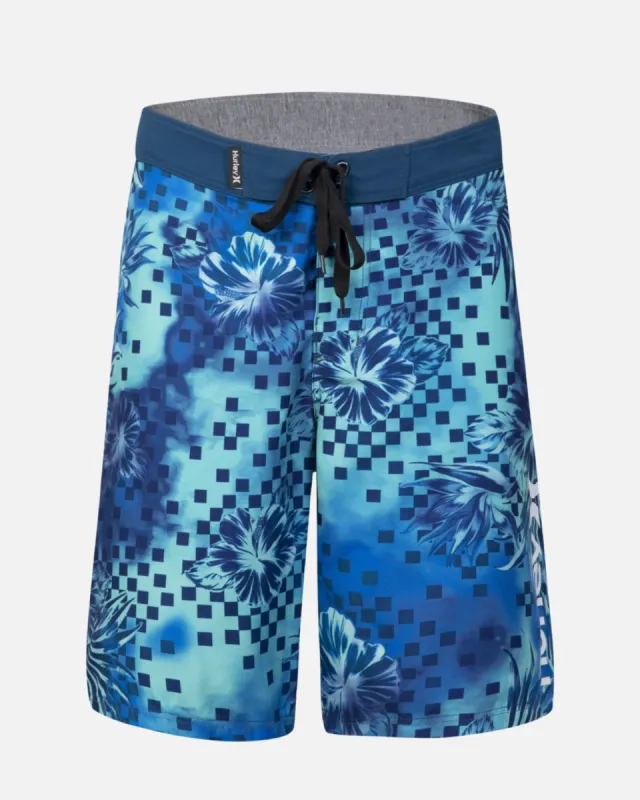 Boys Floral Checkered Boardshort sold by Hurley