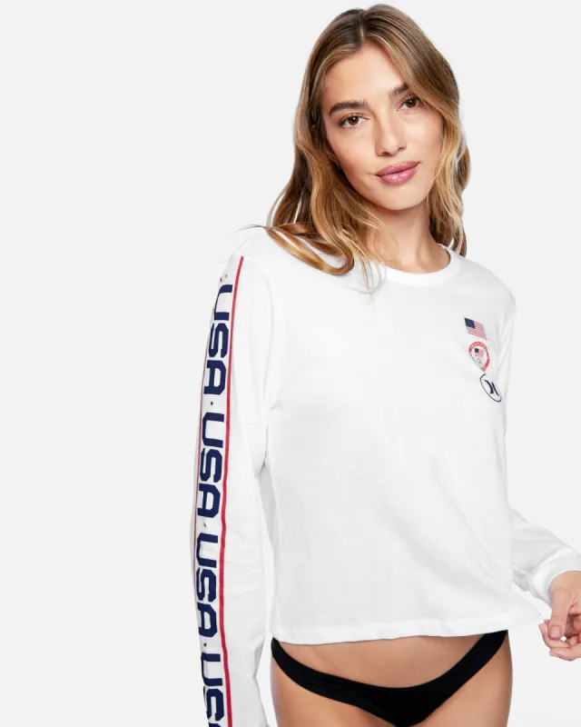 USA Perfect Long Sleeve Tee sold by Hurley