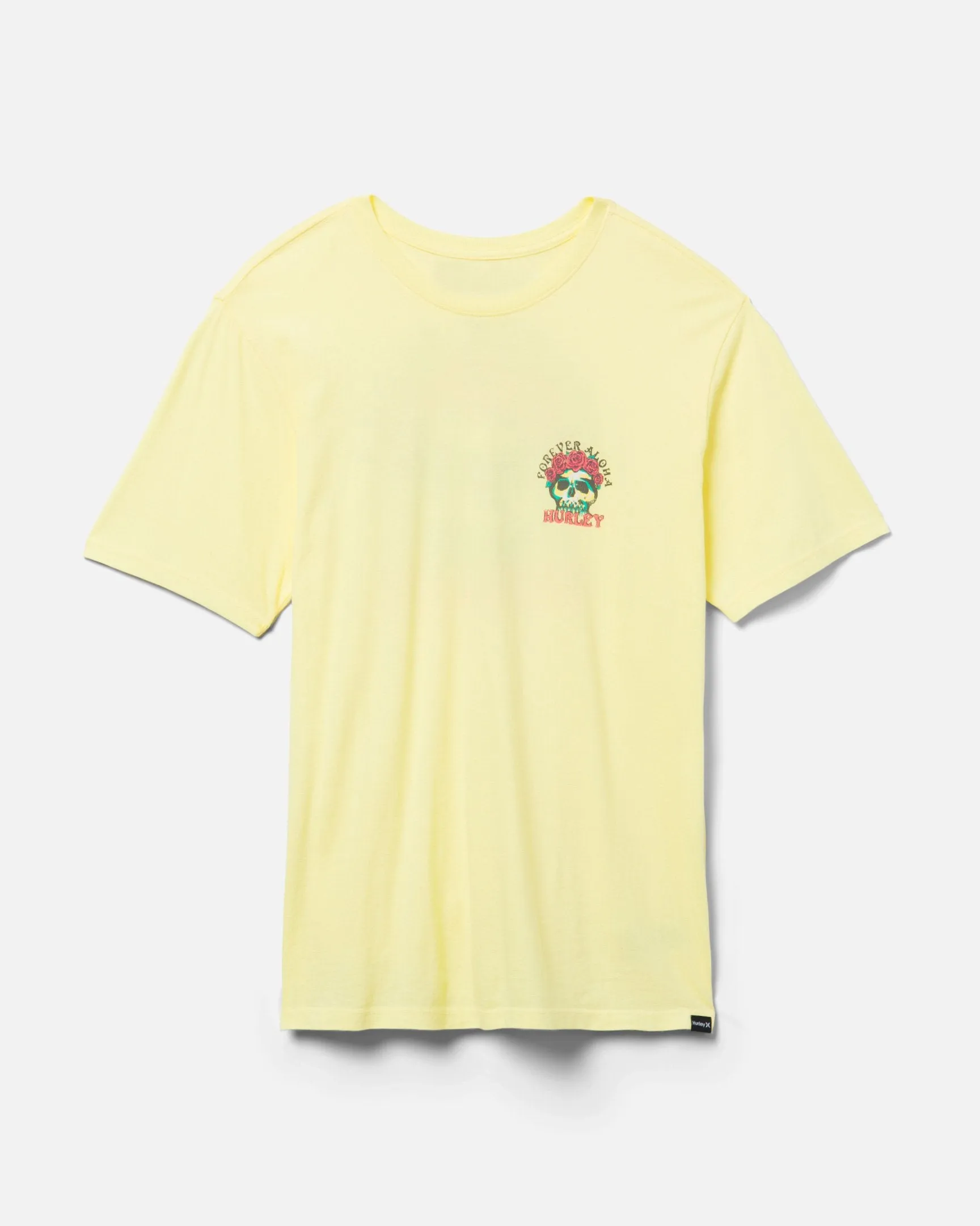 Everyday Washed Skull Flowers Short Sleeve T-Shirt sold by Hurley