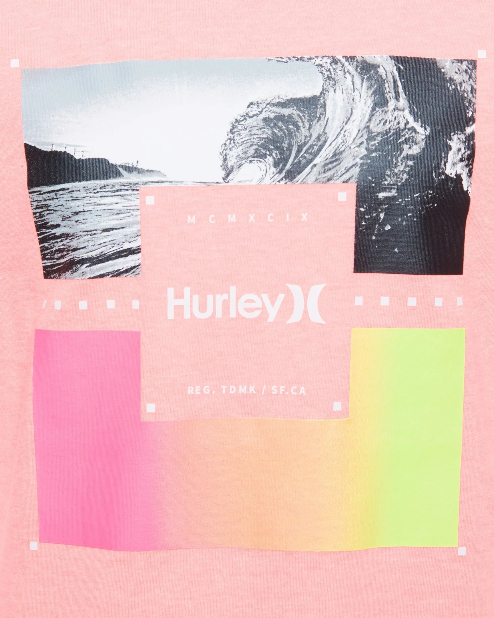 Boys' Wave Palm Invert Short Sleeve T-Shirt sold by Hurley product image thumbnail 4