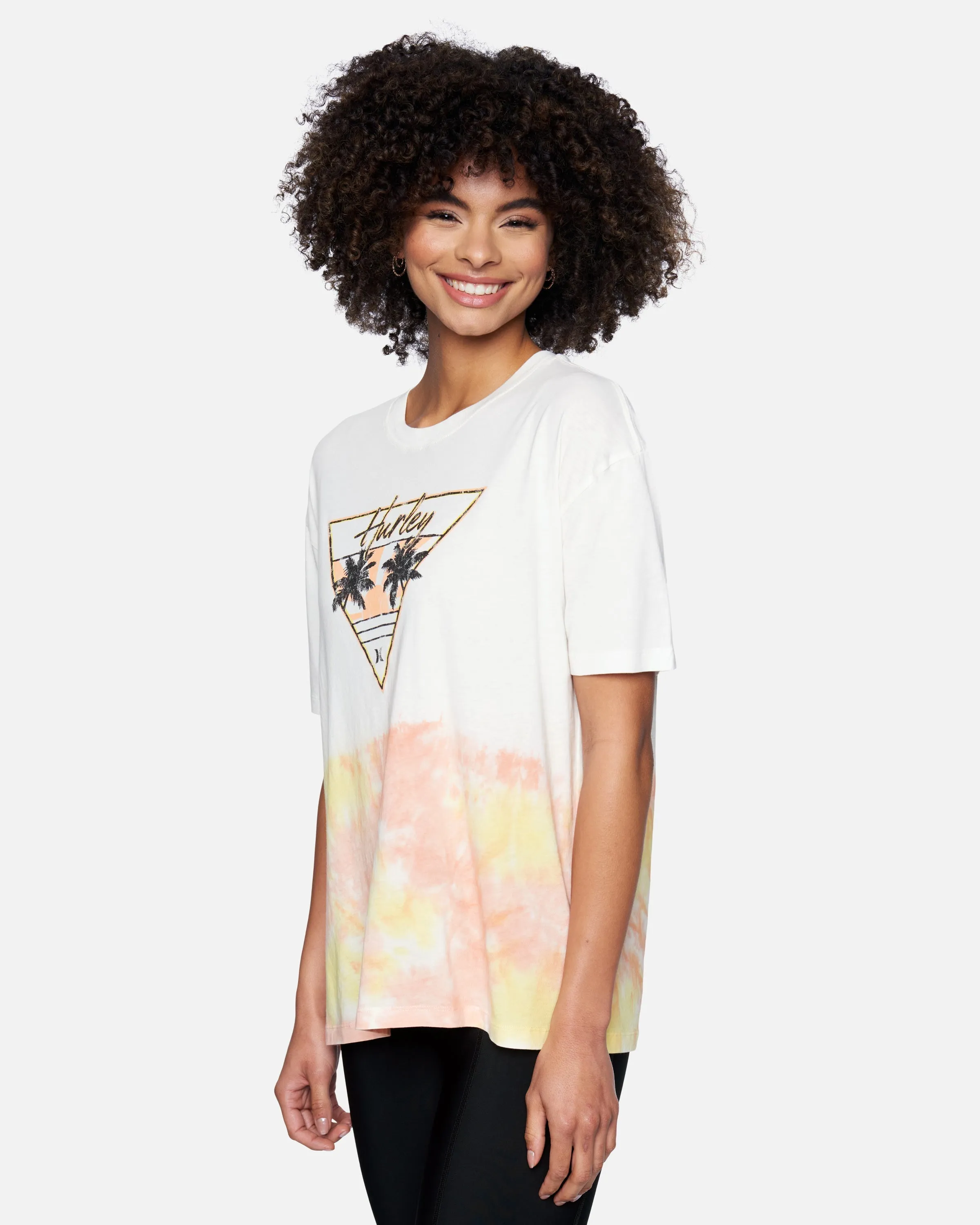 Persea Tie Dye Boyfriend Short Sleeve T-Shirt sold by Hurley product image thumbnail 3