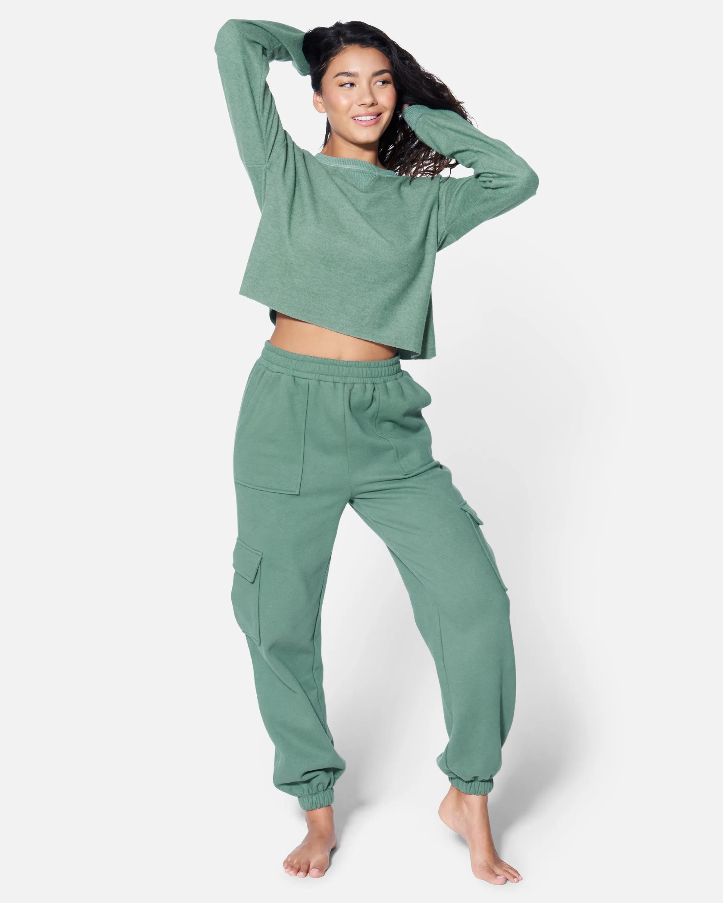 ESSENTIAL FLEECE CARGO JOGGER PANT sold by Hurley product image thumbnail 4