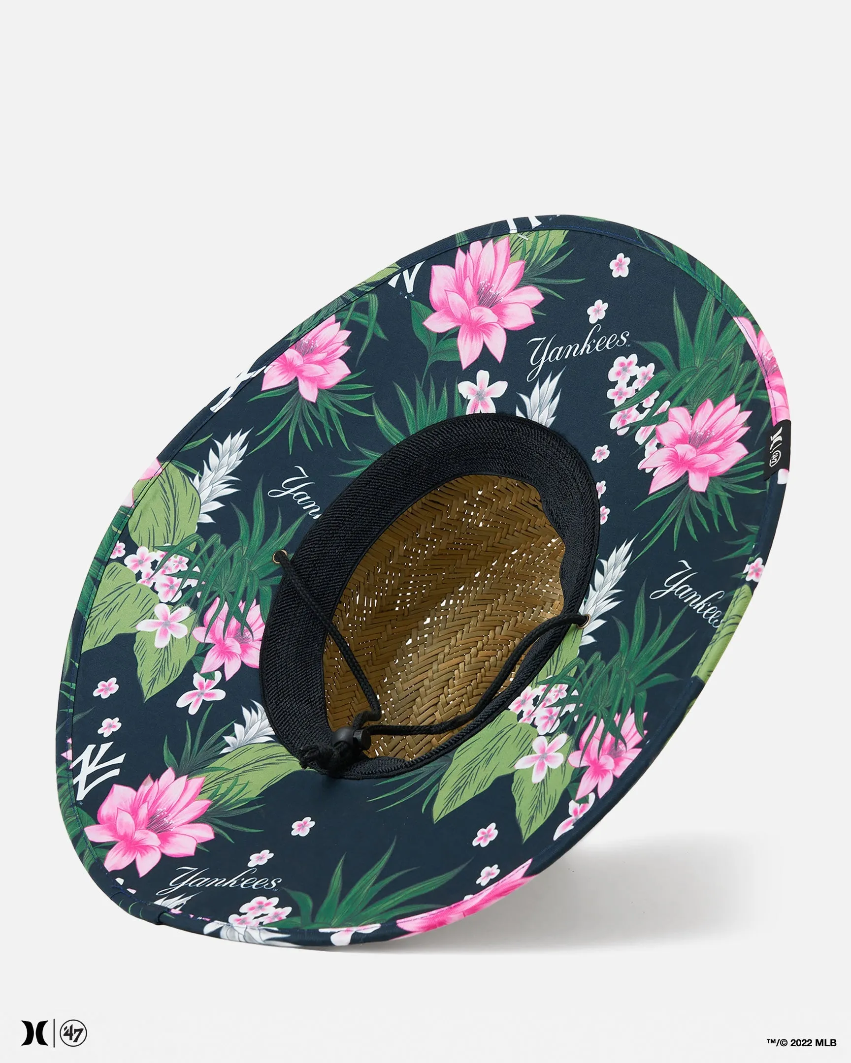 Hurley X 47 New York Yankees Swell Straw Hat sold by Hurley product image thumbnail 3