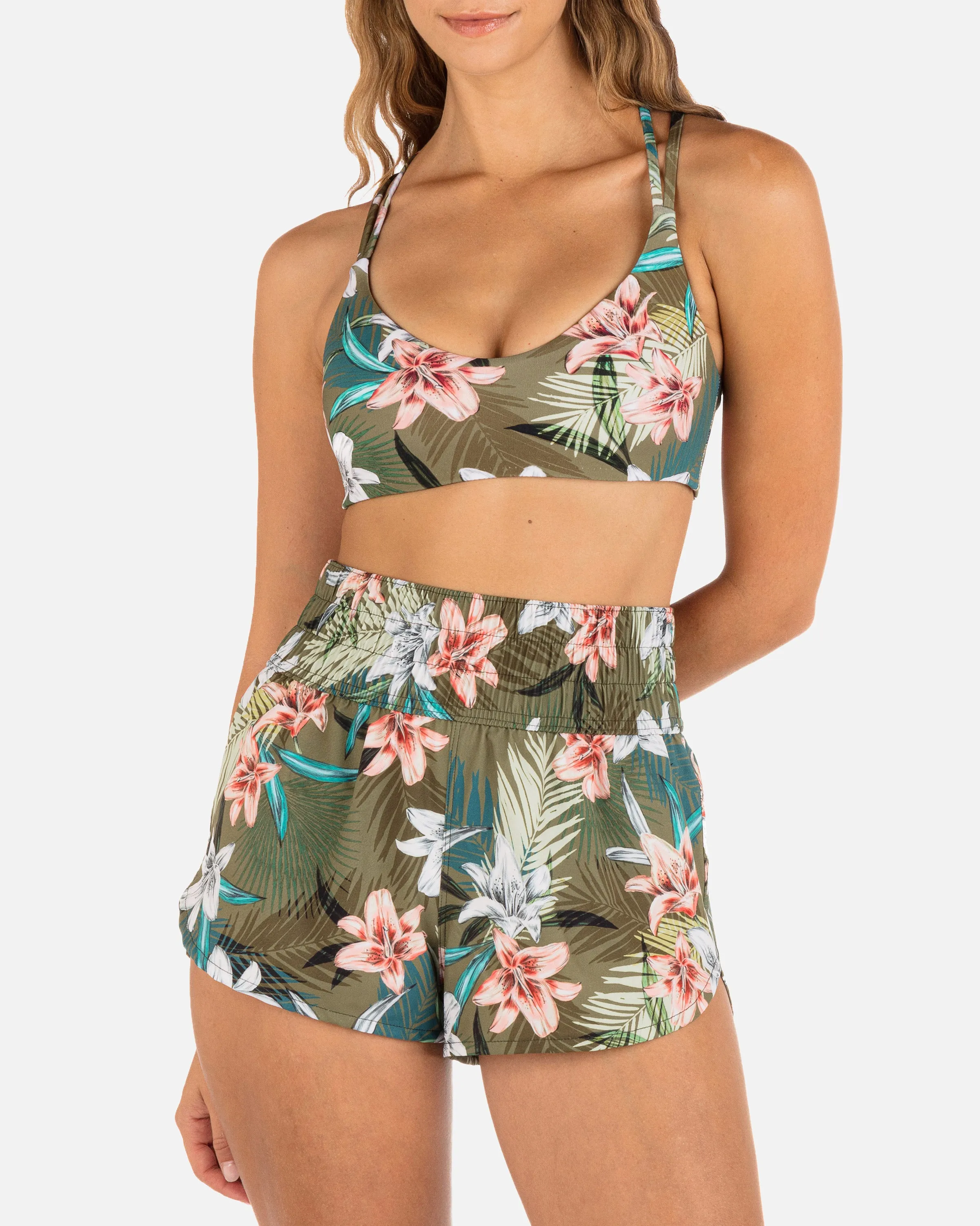VINTAGE PALM HIGH WAIST BOARDSHORT 2.5" sold by Hurley