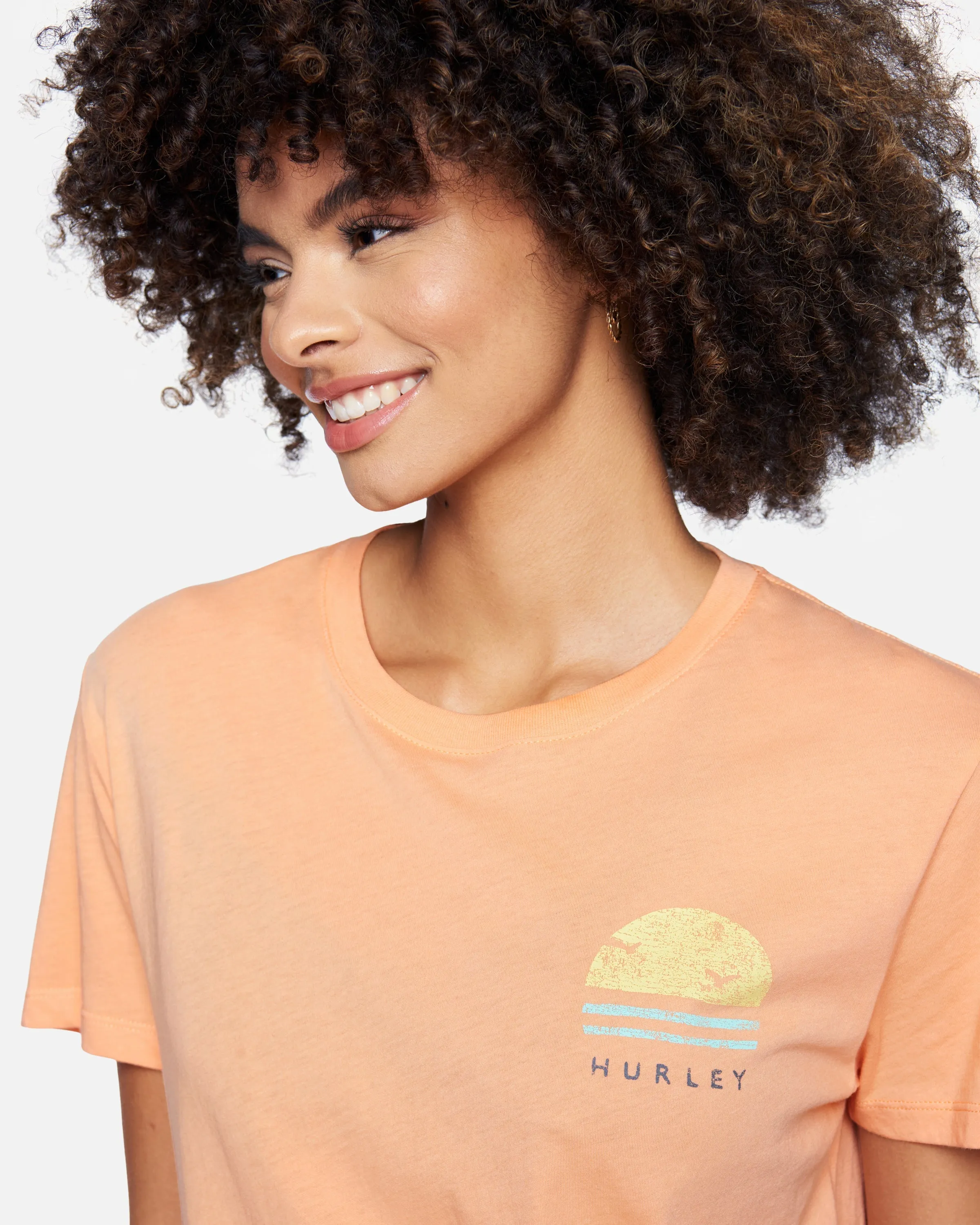 Hanalie Relaxed Girlfriend Short Sleeve T-Shirt sold by Hurley product image thumbnail 4