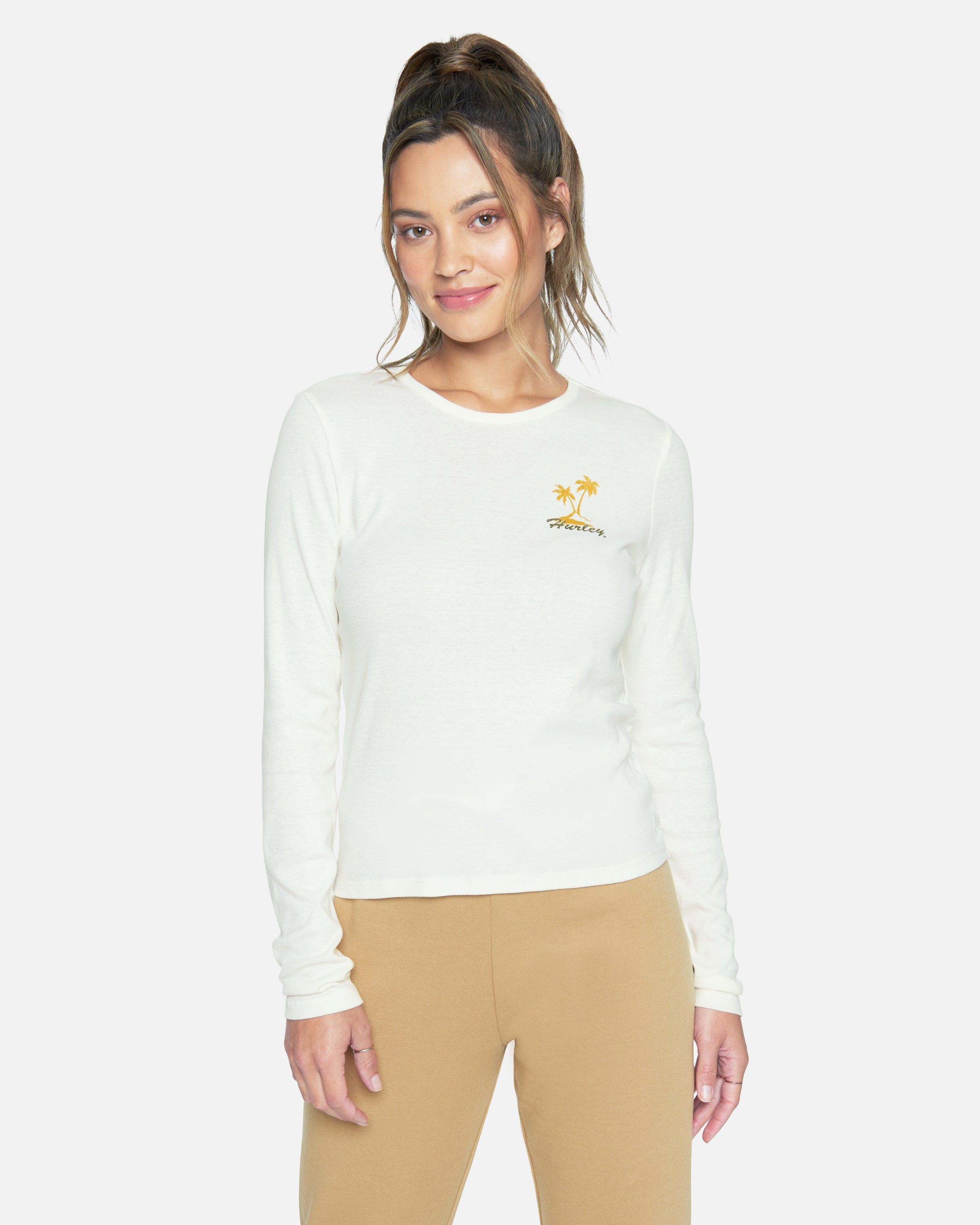 SNA LONG SLEEVE RIB BABY TEE sold by Hurley