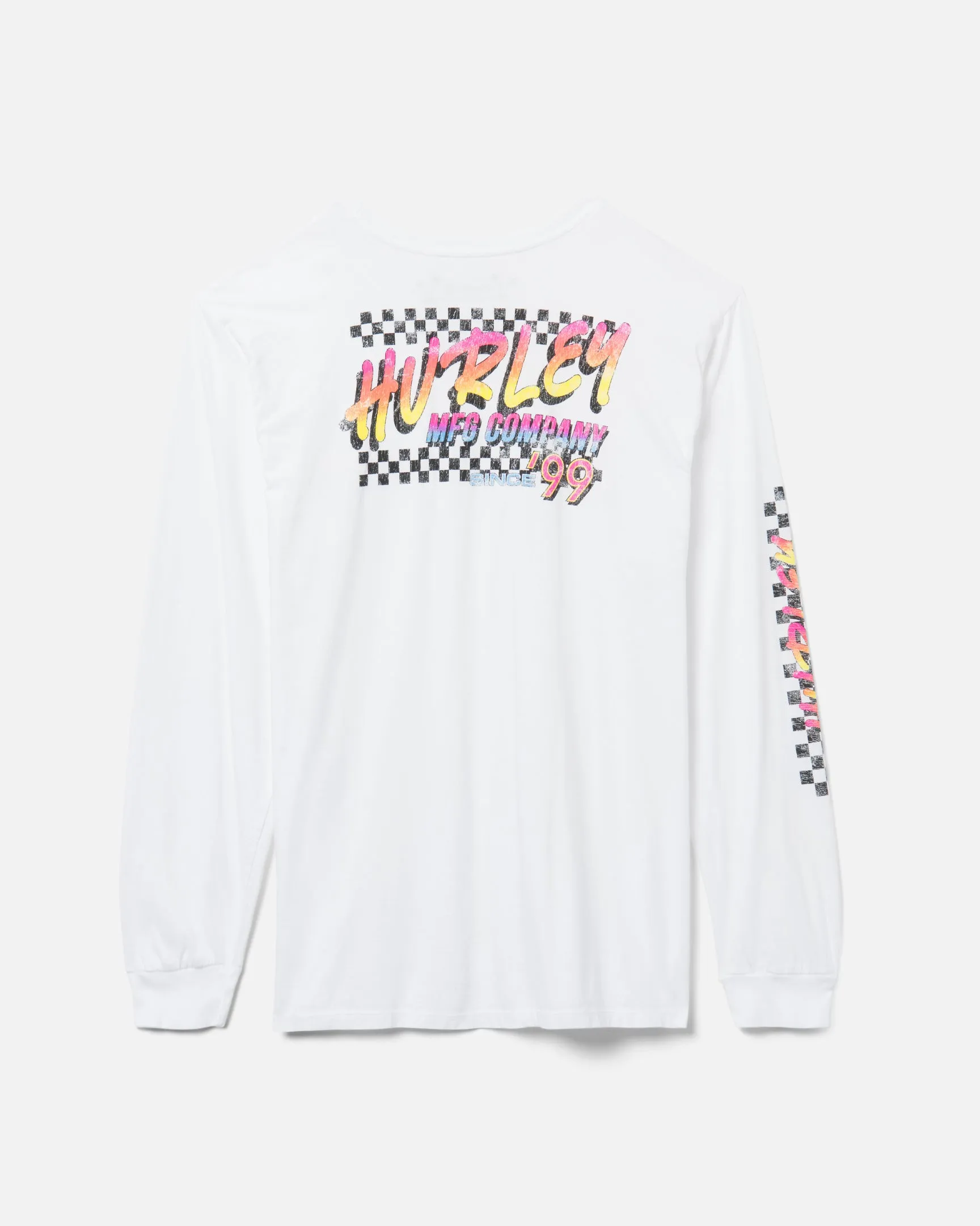 Everyday Washed Racer Script Long Sleeve T-Shirt sold by Hurley product image thumbnail 2