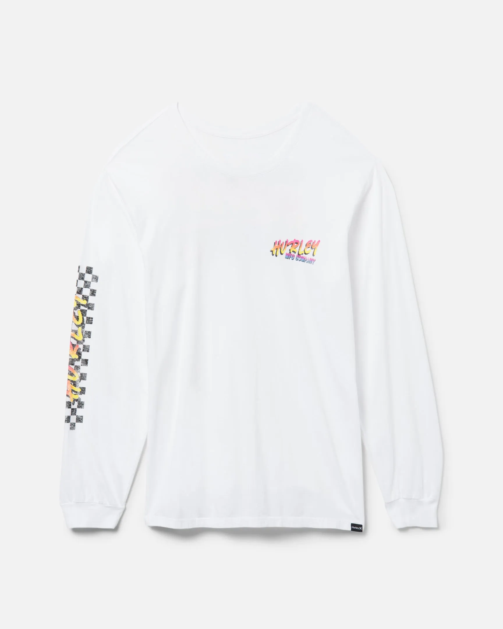 Everyday Washed Racer Script Long Sleeve T-Shirt sold by Hurley
