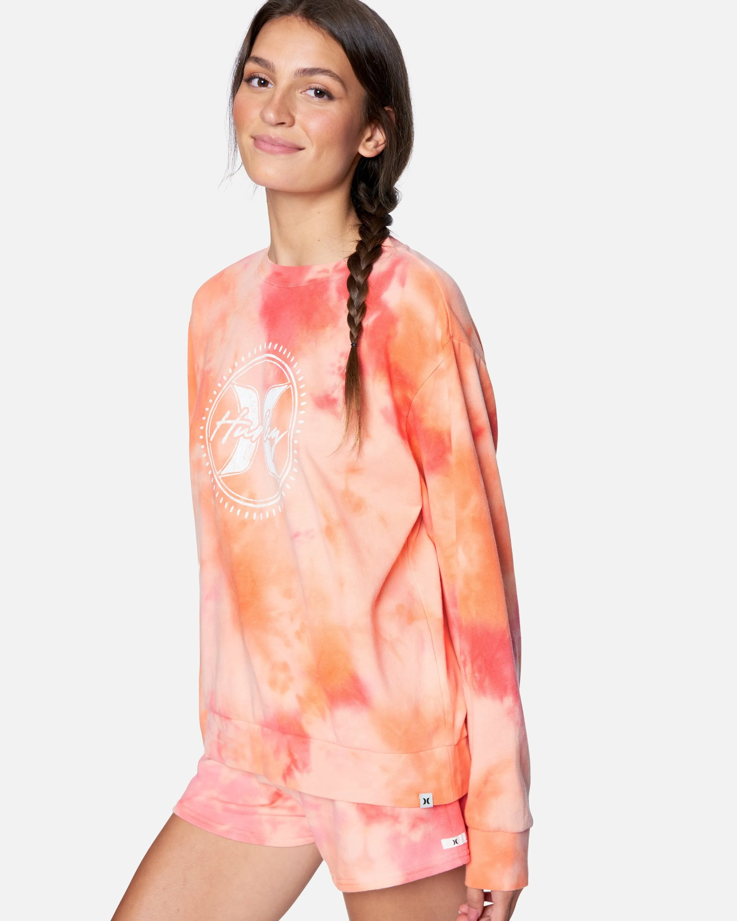 Tie Dye Girlfriend Fleece Top sold by Hurley product image thumbnail 3