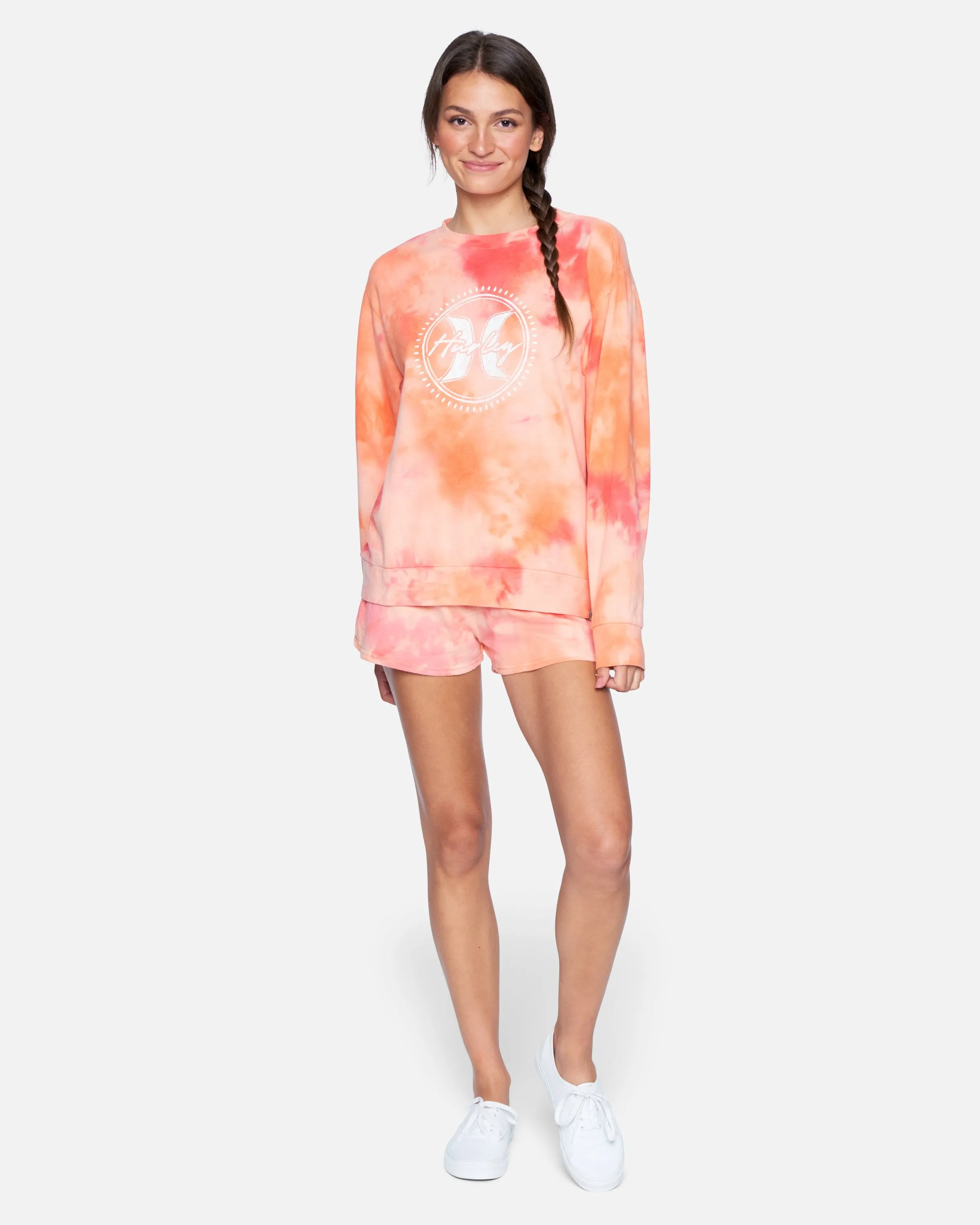 Tie Dye Girlfriend Fleece Top sold by Hurley product image thumbnail 4