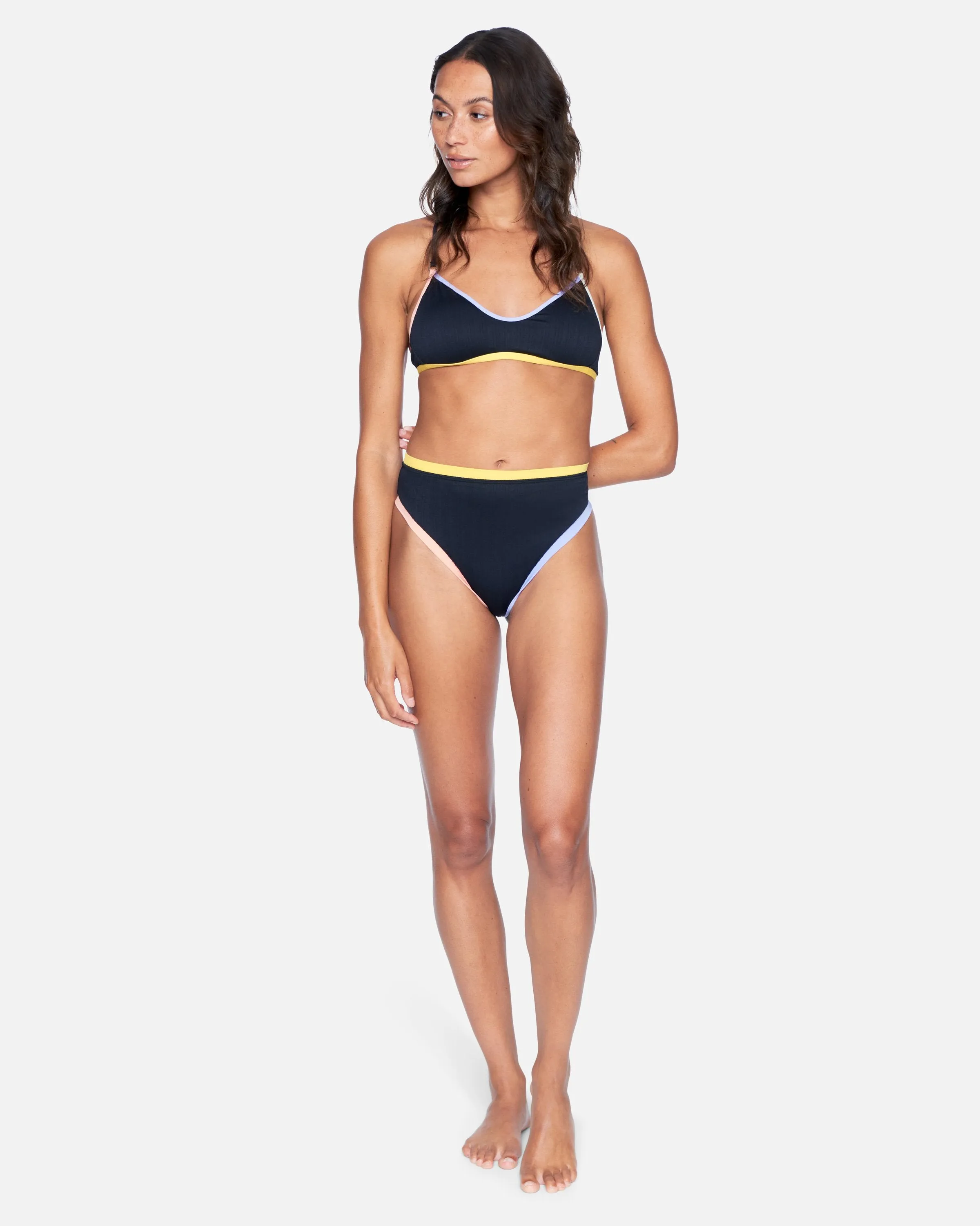 Colorblock Moderate High Waist Bikini Bottom sold by Hurley product image thumbnail 5