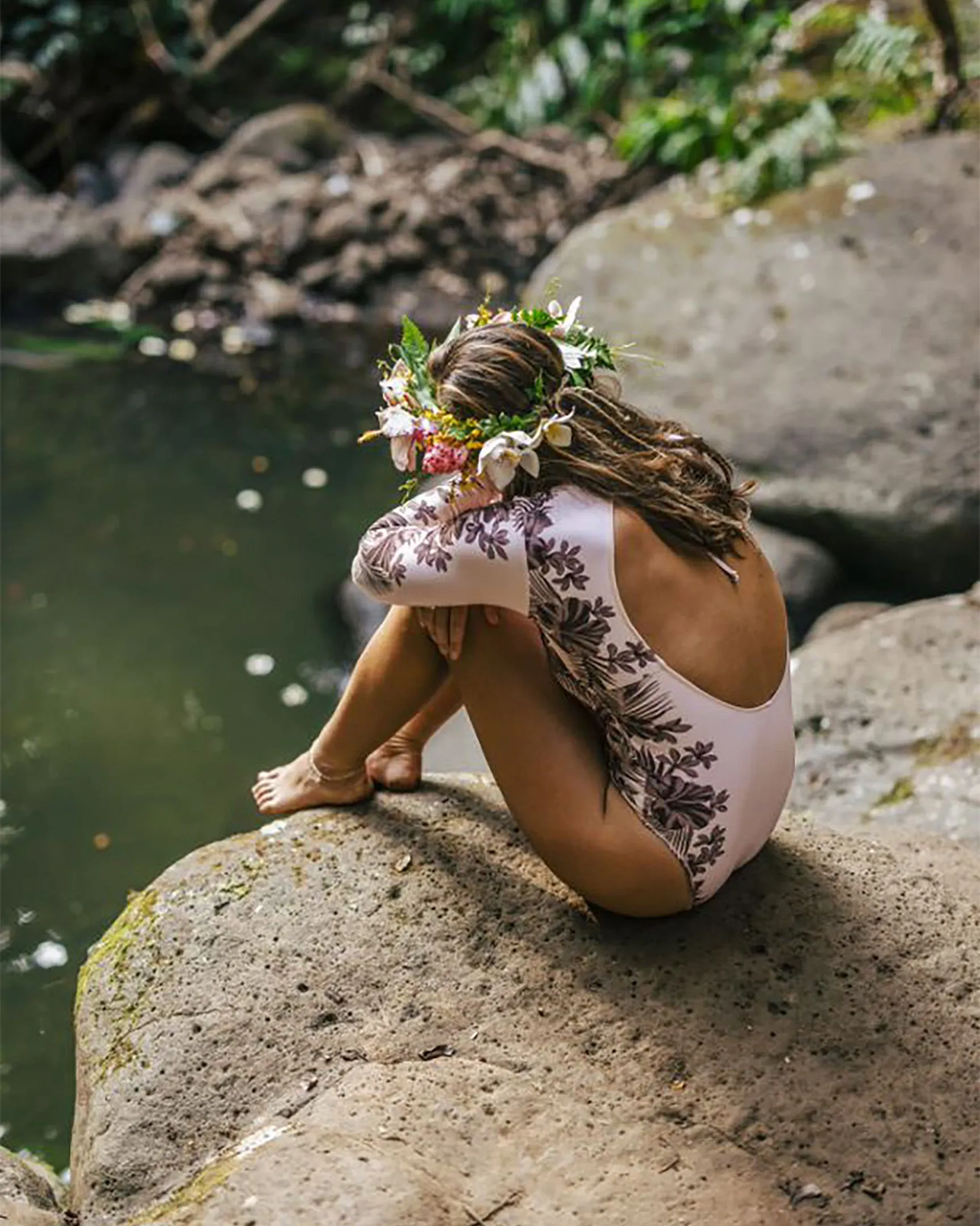 Max Hawaiian Lei Tie Back Surf Suit sold by Hurley product image thumbnail 3