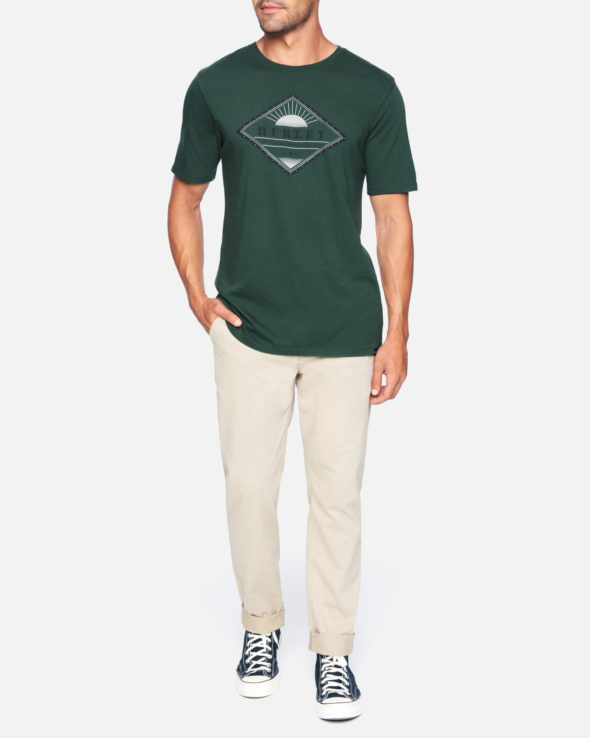 Everyday Washed Durban Diamond Short Sleeve T-Shirt sold by Hurley product image thumbnail 4