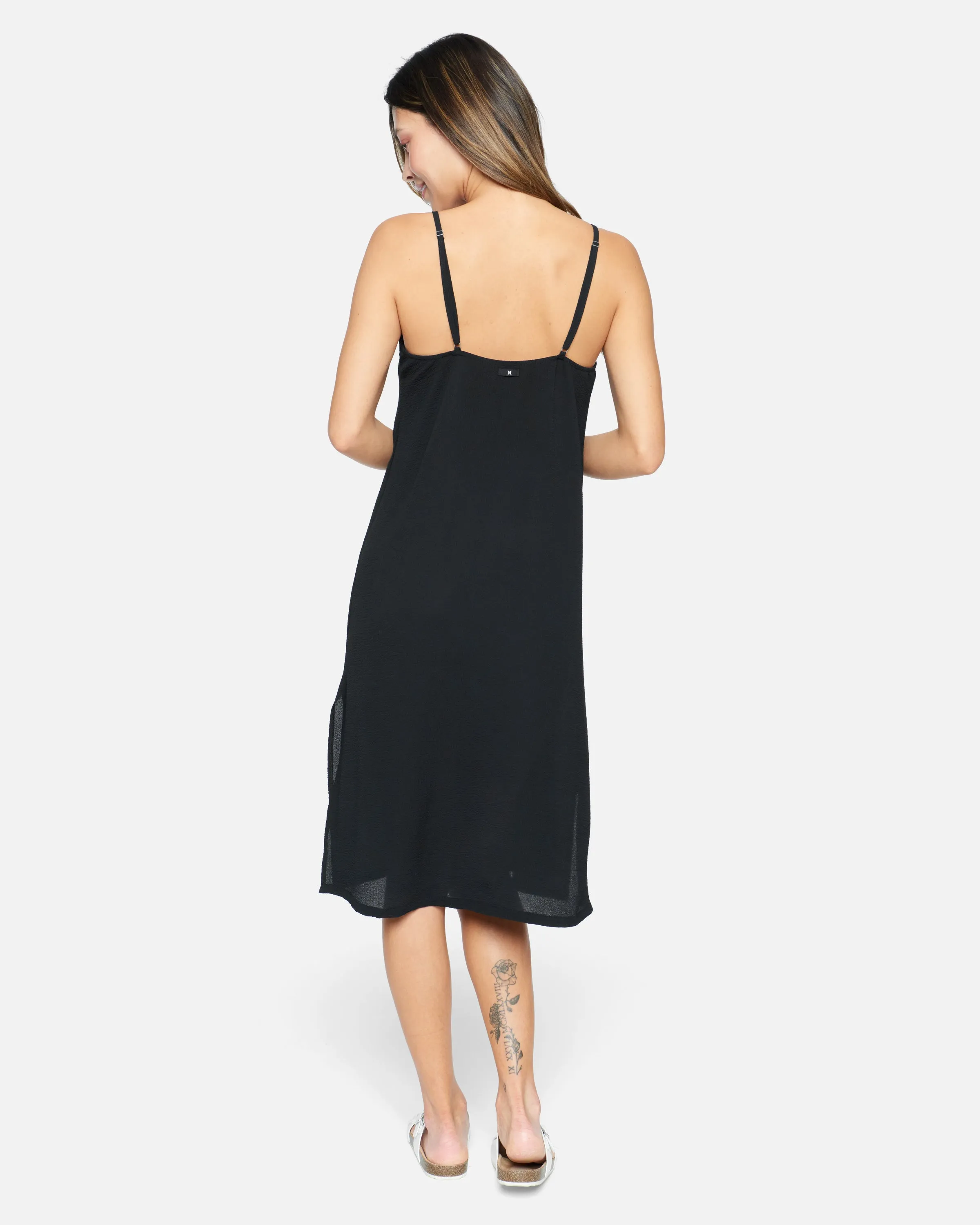 Solid Button Front Midi Dress sold by Hurley product image thumbnail 2