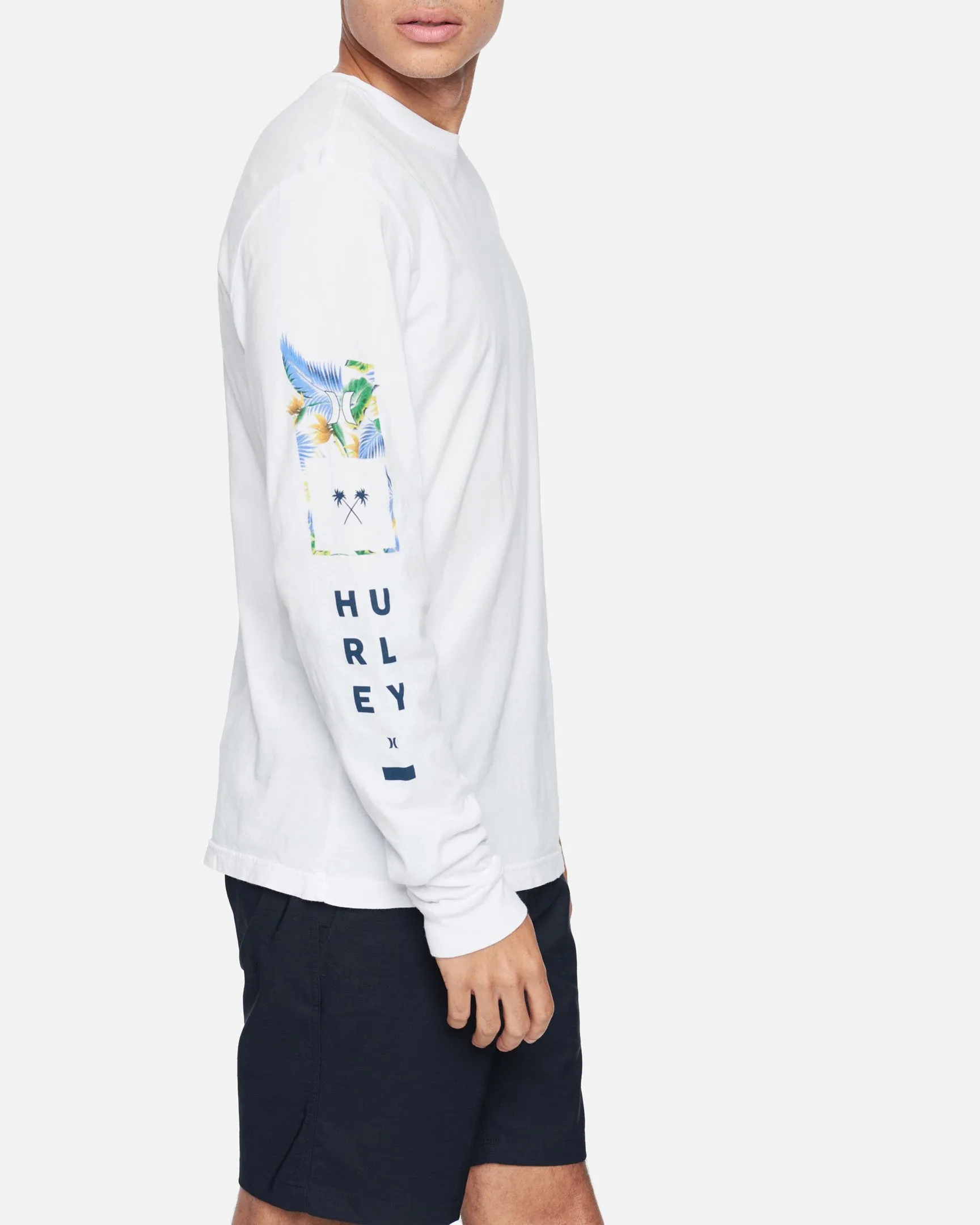 Premium Floral Box Long Sleeve T-Shirt sold by Hurley product image thumbnail 2