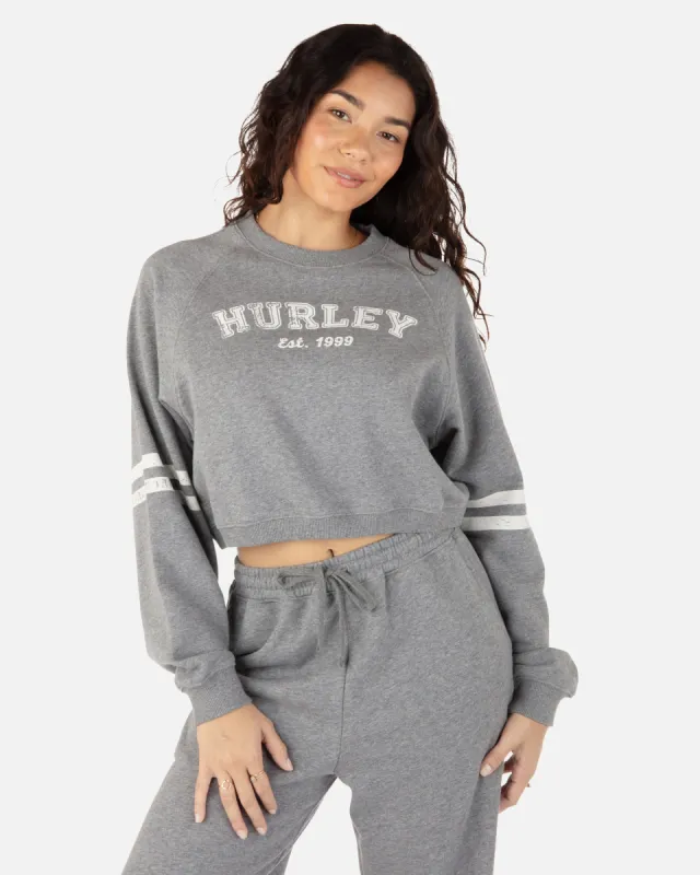 Night School Raglan Crewneck made by Hurley