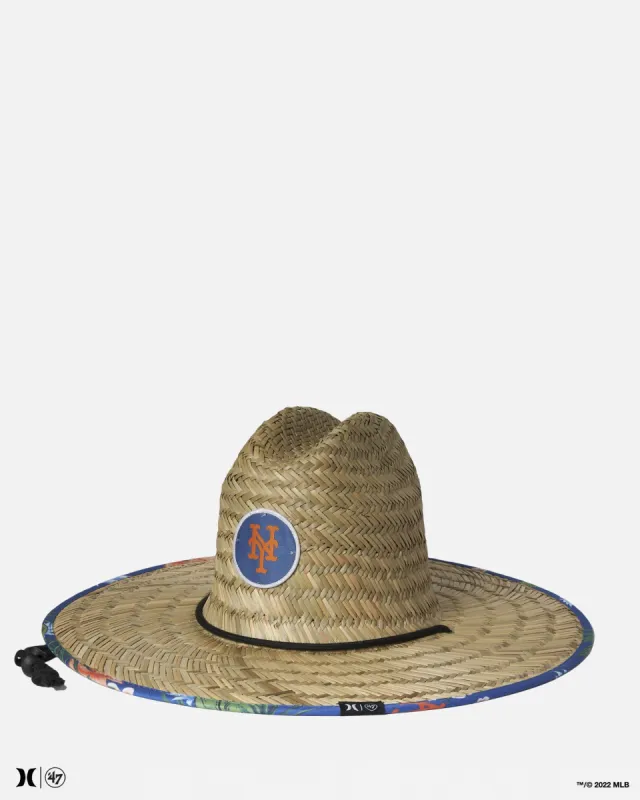 Hurley X 47 New York Mets Swell Straw Hat sold by Hurley