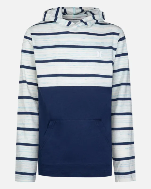 Boys' Rockaway Blocked Hooded Long Sleeve T-Shirt made by Haddad