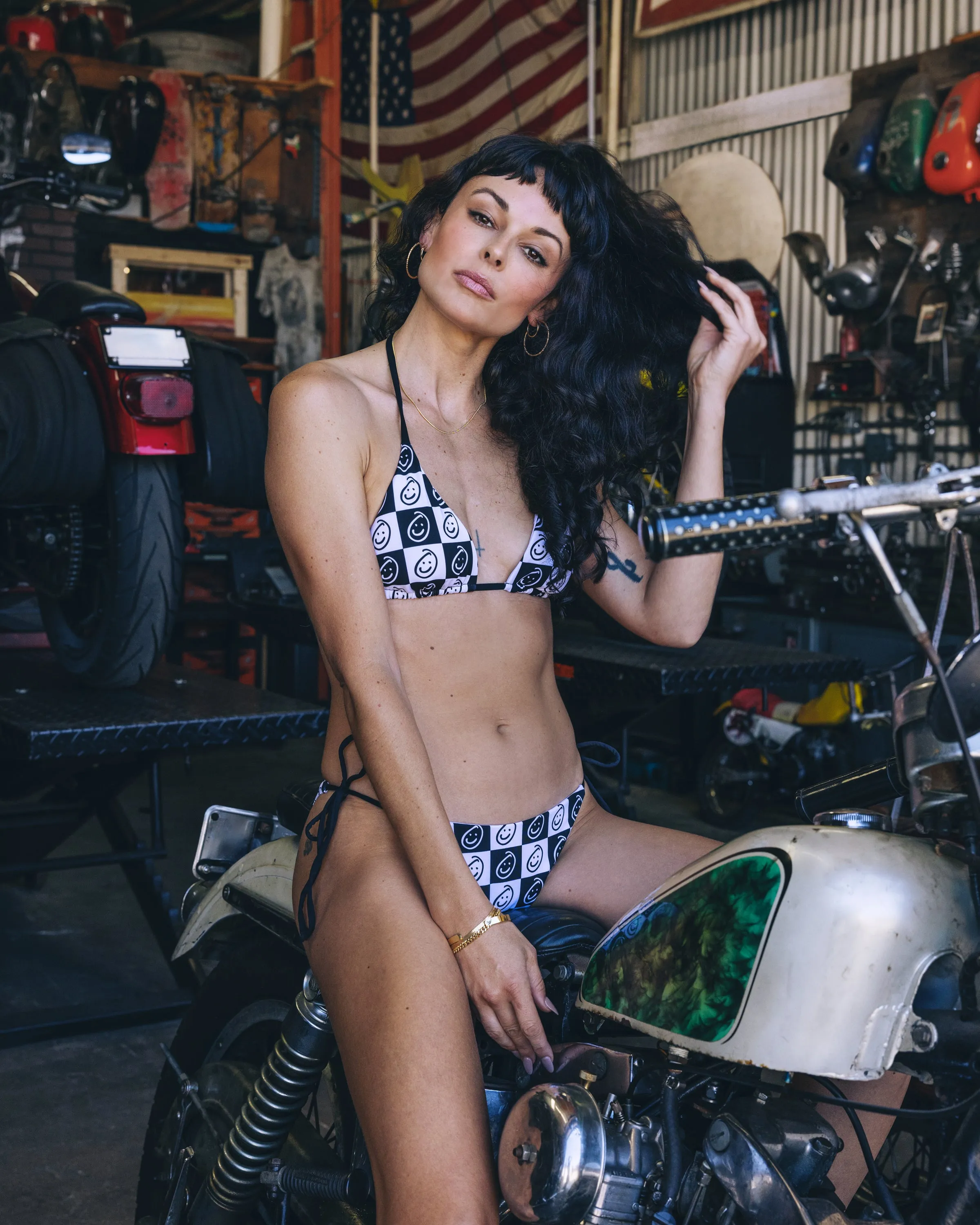 Smiley Check Reversible Classic Tri sold by Hurley