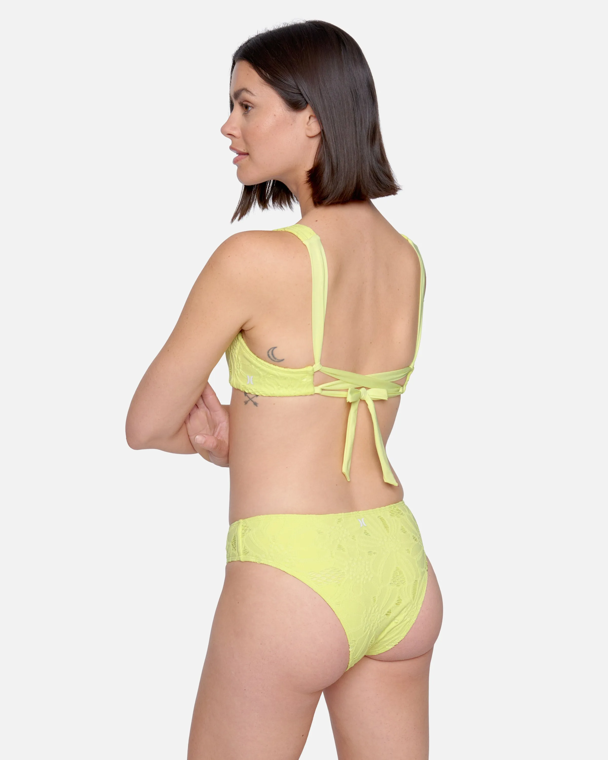 Crochet Mid Rise Cheeky Bottom sold by Hurley product image thumbnail 2