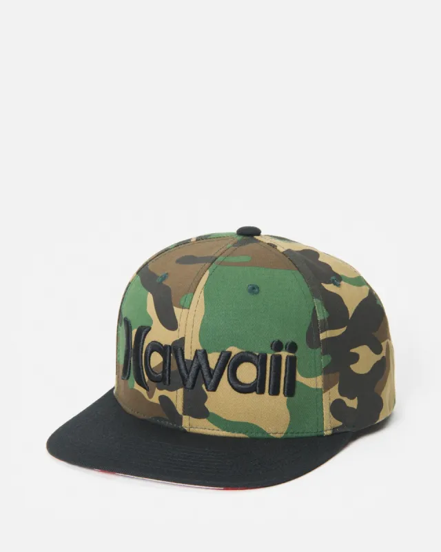 Hawaii Snapback Hat sold by Hurley