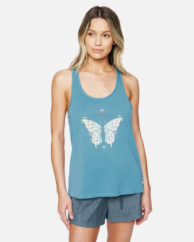Flutter Washed Racerback Tank sold by Hurley