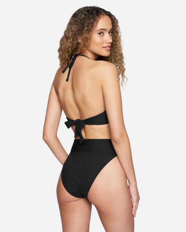 Baby Rib Moderate High Waist Bikini Bottom sold by Hurley