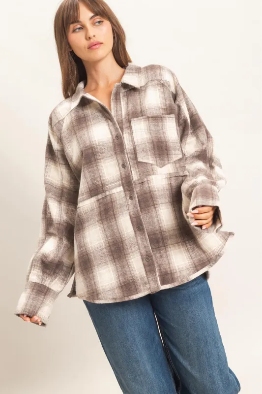 Plaid Flannel Shirt made by HYFVE