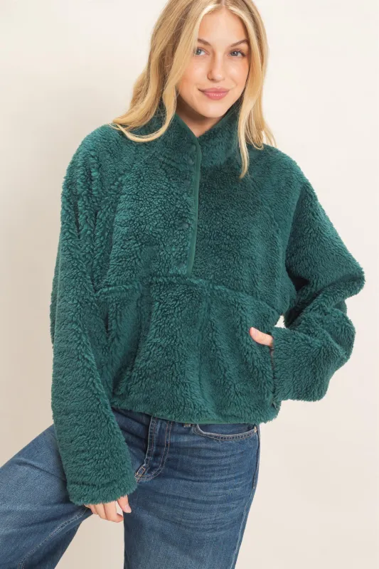 Half-Zip Sherpa Jacket made by HYFVE