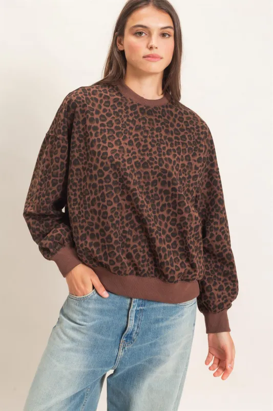 Leopard Print Sweatshirt made by HYFVE