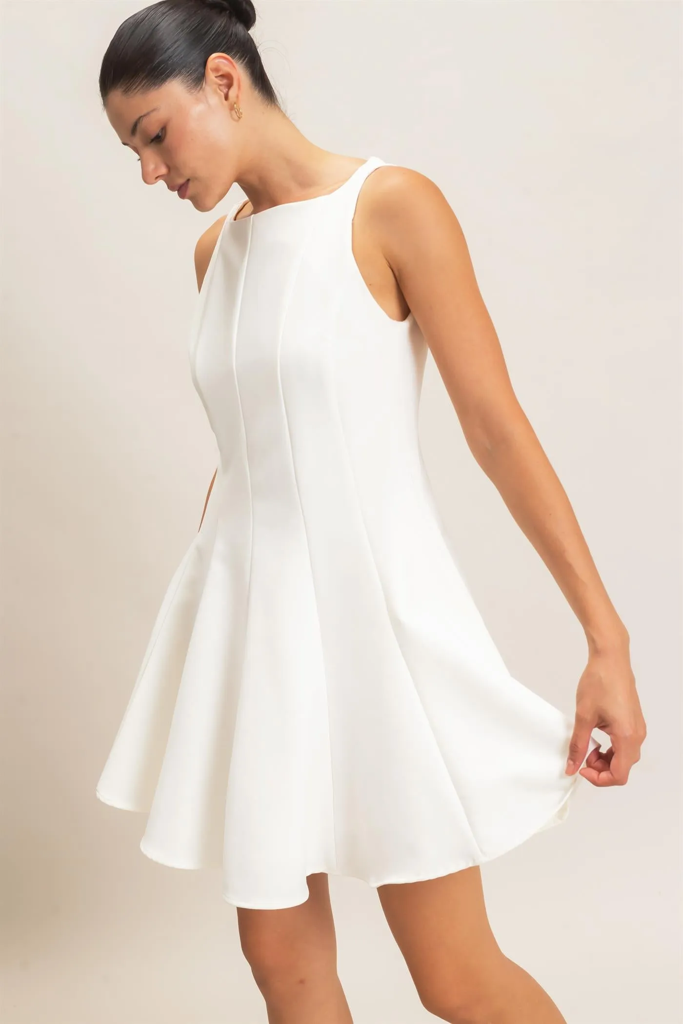 Sleeveless Fit And Flare Dress sold by HYFVE product image thumbnail 3